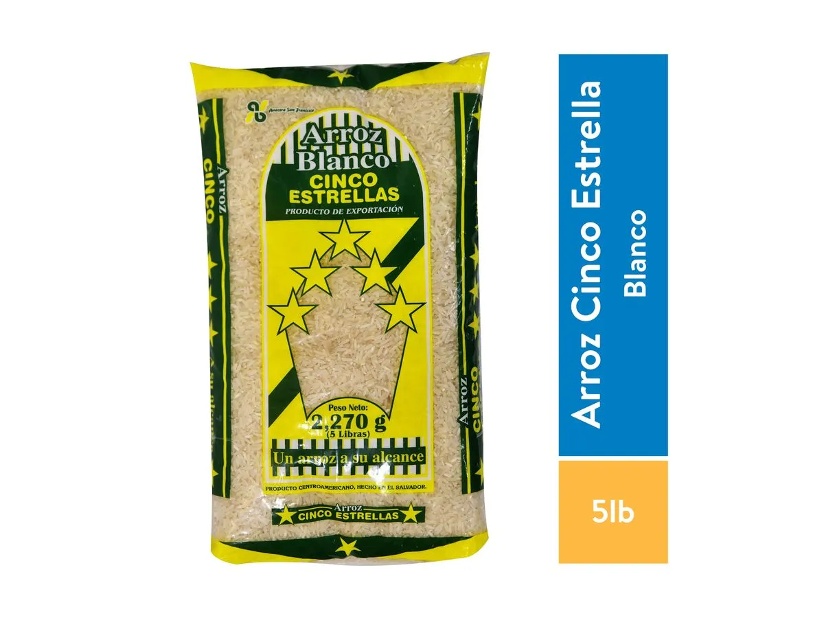 Arroz Cinco Estrellas Blanco 2270 G