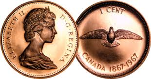 Canadian Penny 1867 to 1967 Value