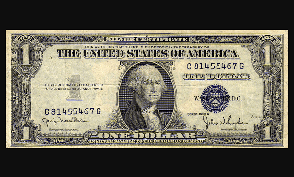 1935 one dollar bill