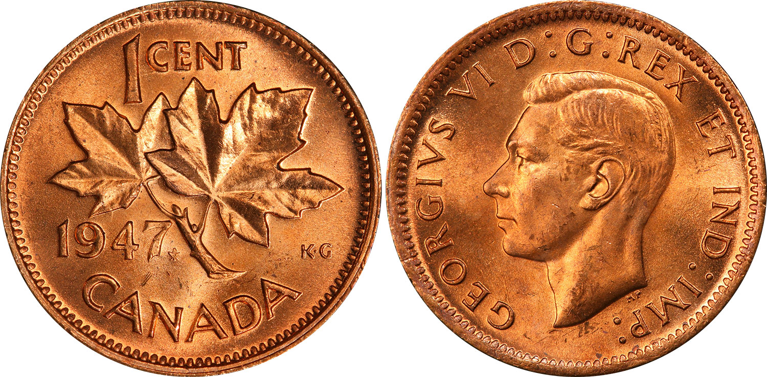 1947 Canadian Penny