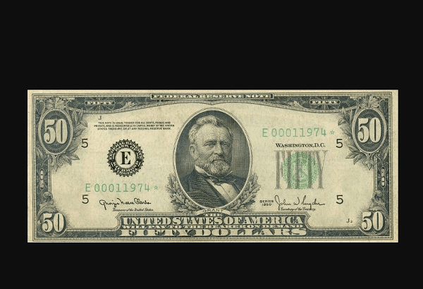 1950 50 Dollar Bill Value