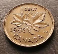 1953 Canadian Penny Value