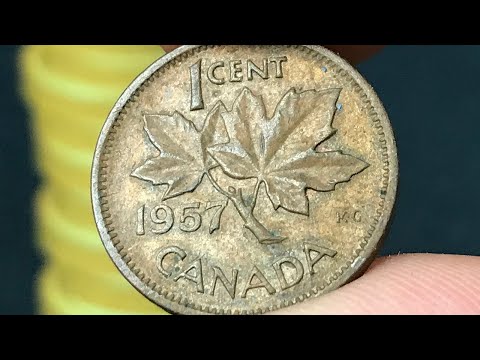 1957 Canadian Penny