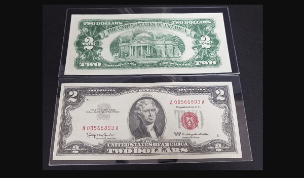 1963 2 Dollar Bill value