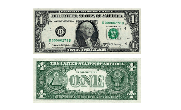 1969 1 Dollar Bill