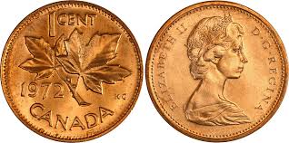 1972 Canadian Penny Value