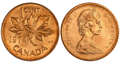 1974 Canadian Penny