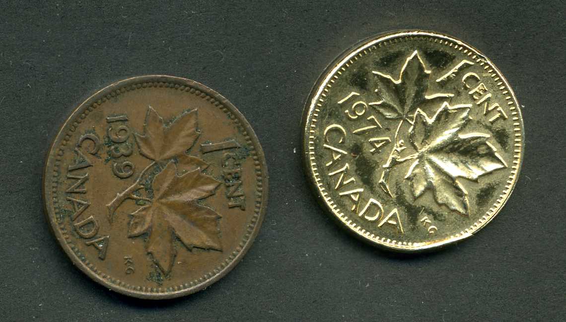 1974 Canadian Penny