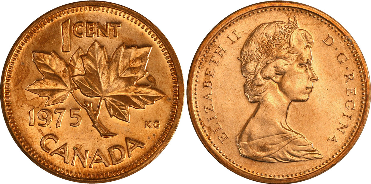 1975 Canadian Penny