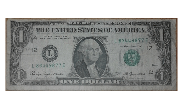 1977 1 dollar bill