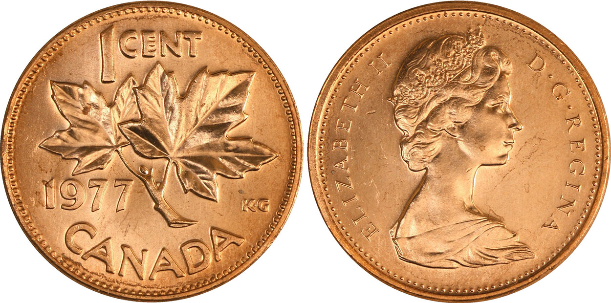 1977 Canadian Penny Value