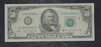 1990 50 Dollar Bill Worth