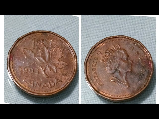 1993 canadian penny