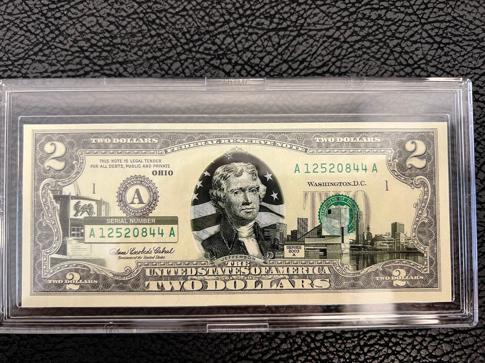 2003 2 Dollar Bill