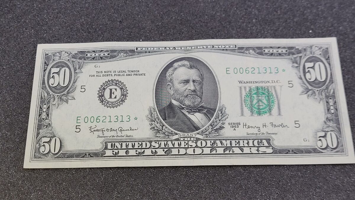 1963 fifty dollar bill