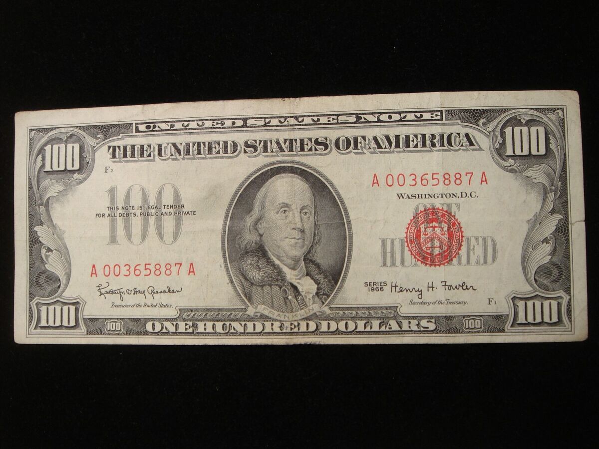 1966 100 Dollar Bill Value