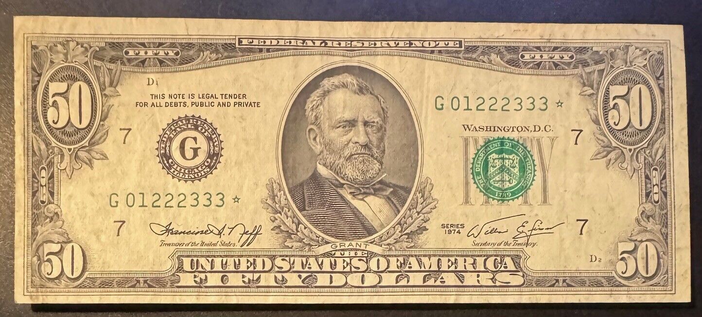 1974 $50 bill