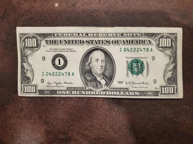 1977 100 Dollar Bill Value