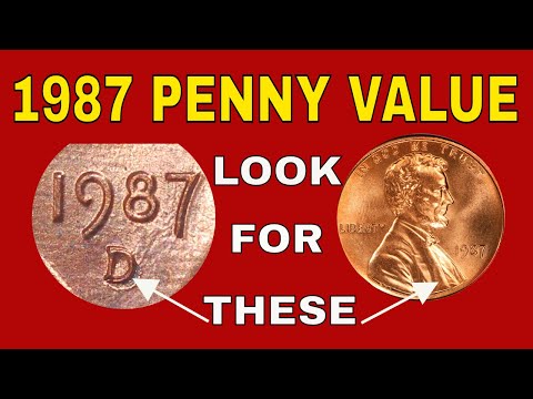 1987 D Lincoln penny