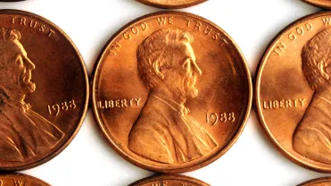 1988 Penny No Mint Mark