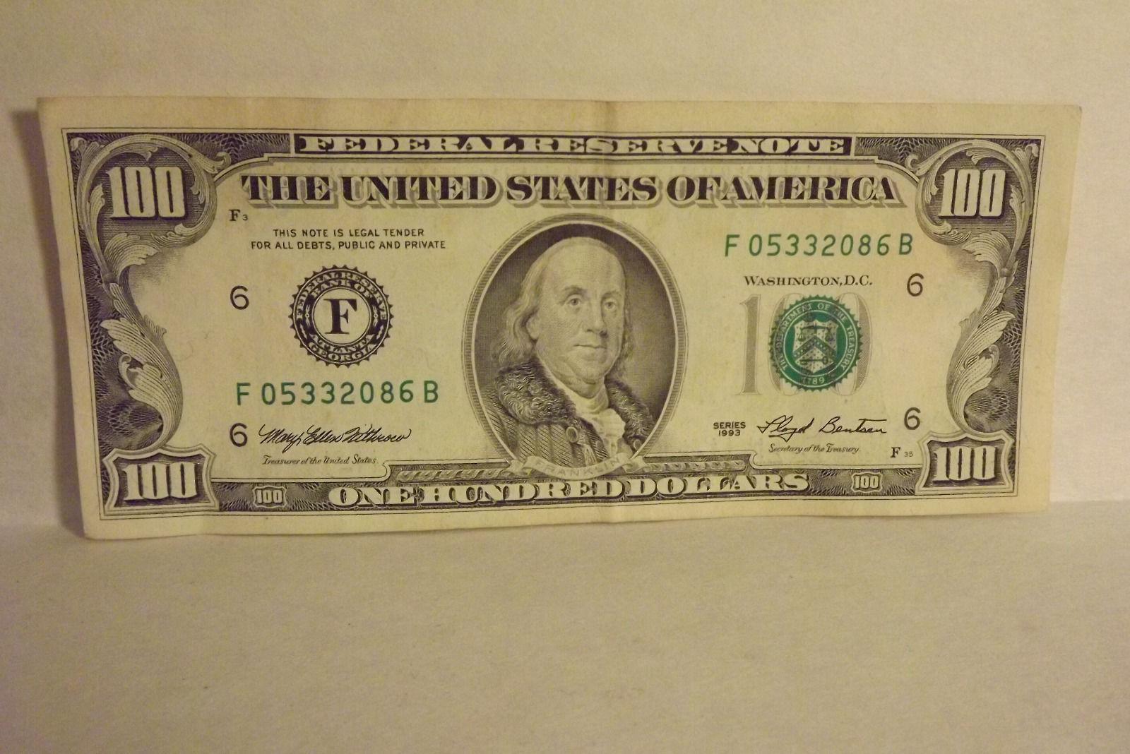 1993 100 Dollar Bill Value