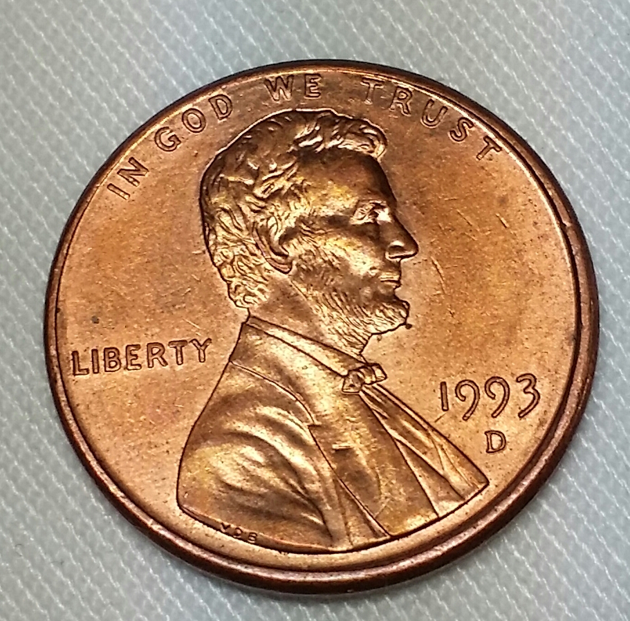 1993 d lincoln penny