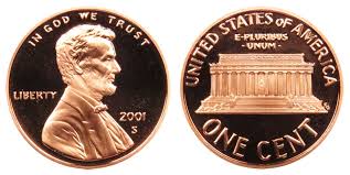 2001 S Lincoln Penny 