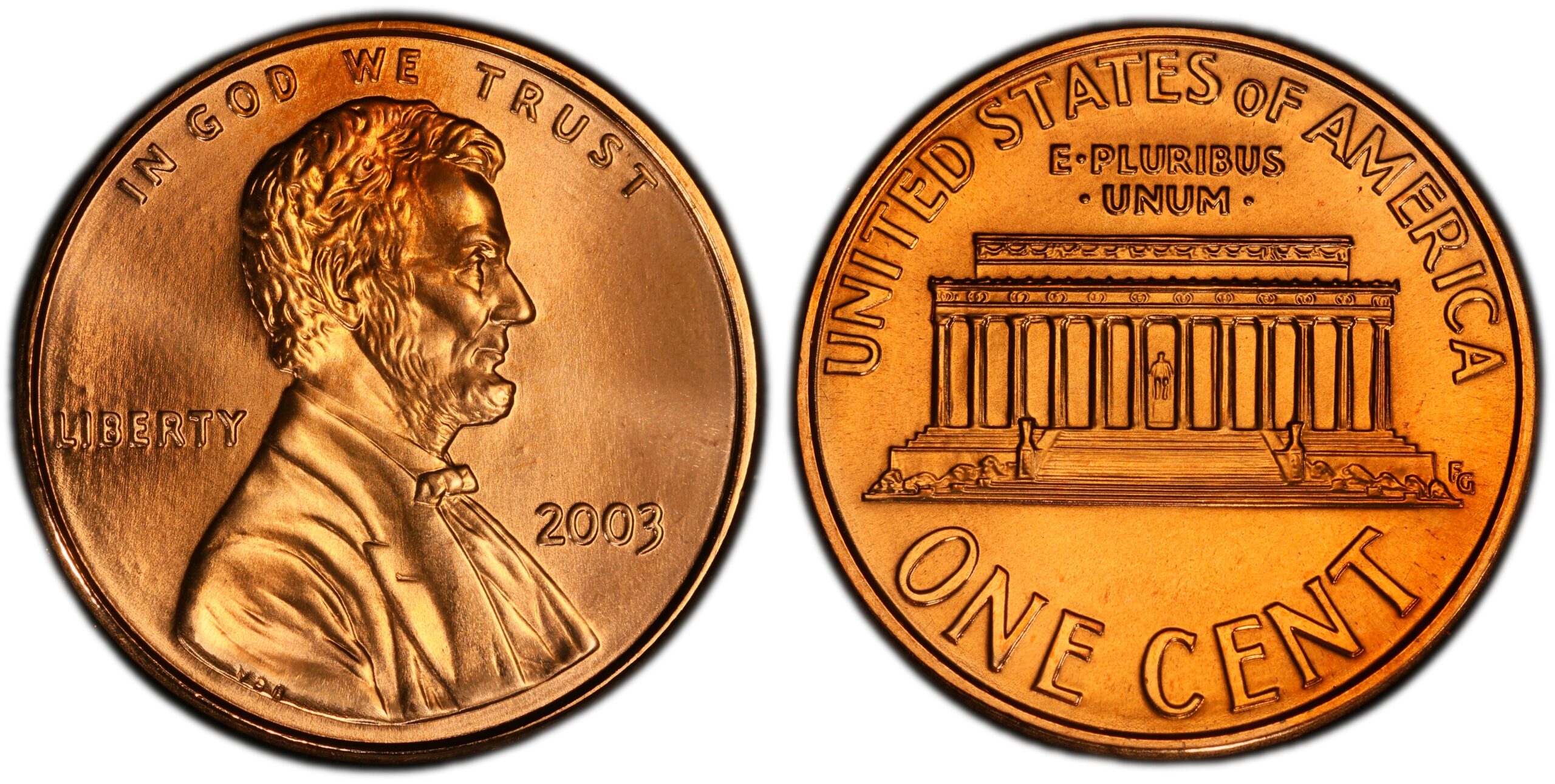 2003 Lincoln penny