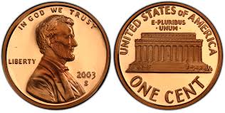 2003 S Lincoln penny