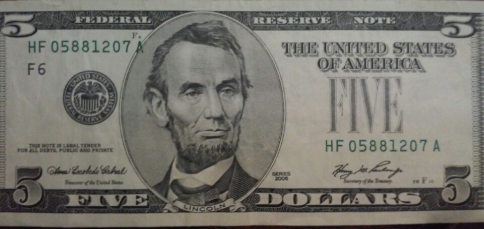 2006 5 Dollar Bill Value