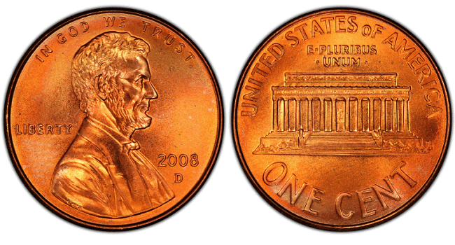 2008 Lincoln Memorial Cent