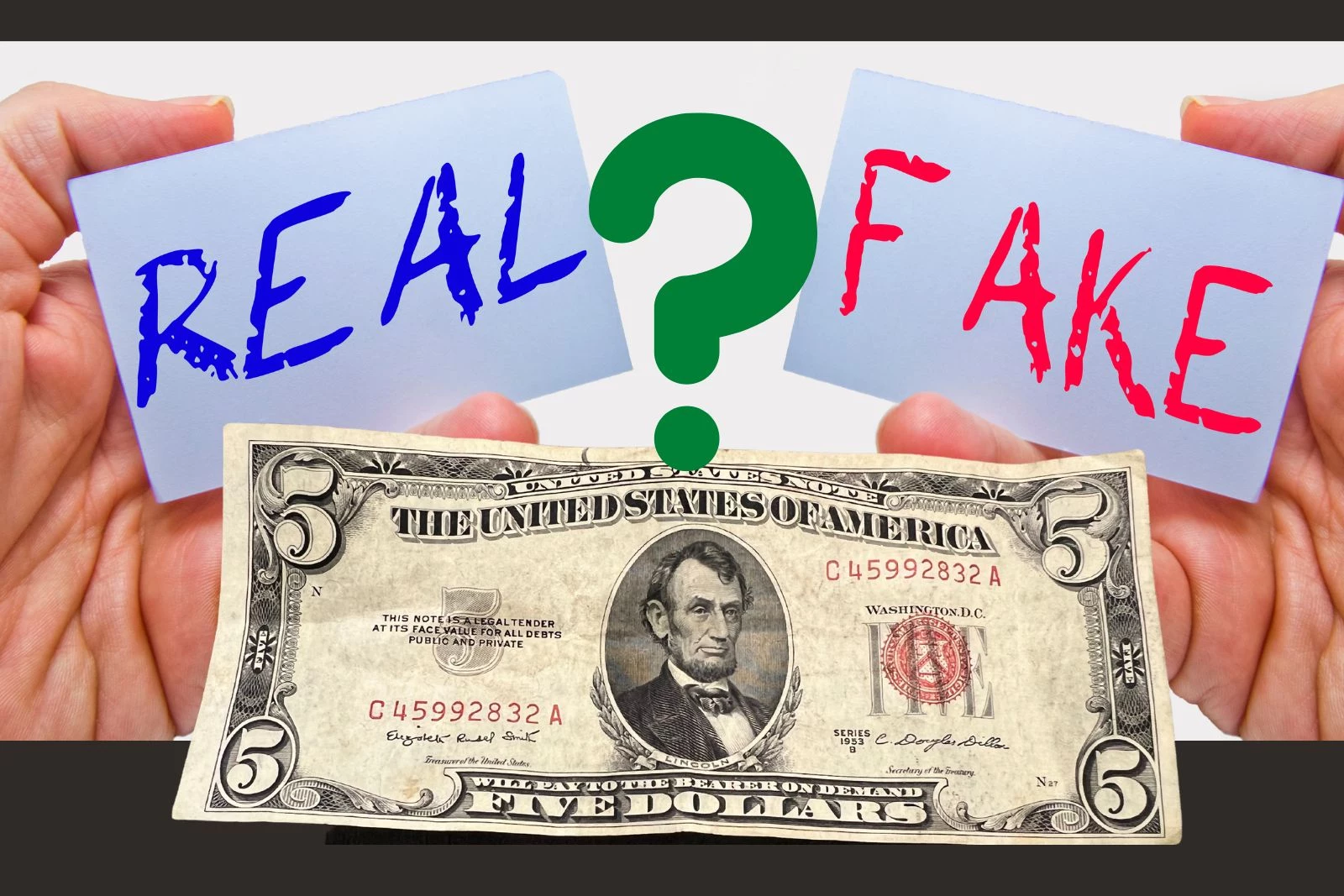 How To Tell If 5 Dollar Bill Real or fake