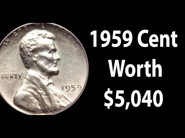 1959 Lincoln Cent Penny Value