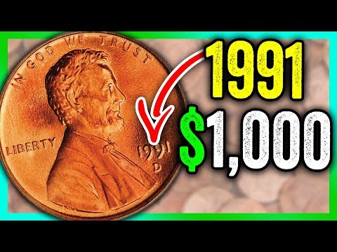 1991 penny value